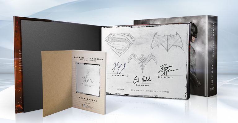 Batman Vs Superman - Dawn of Justice: The Art of the Film SIGNED limited  edition @ Titan Books